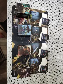 magic the gathering warhammer 40k commander decks, deck boxes and mat. - Image 1