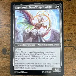 Sephiroth Fabled SOLDIER & One-Winged Angel MTG FFVII Legendary Creature English - Image 2