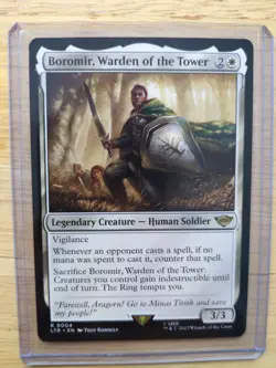 Boromir, Warden of the Tower - MTG - Lord of the Rings - LOTR - Magic - NM - Image 1