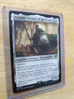 Boromir, Warden of the Tower - MTG - Lord of the Rings - LOTR - Magic - NM - Image 2