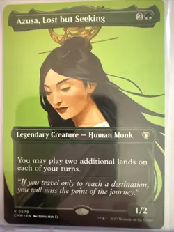 Azusa, Lost but Seeking (Borderless) Commander Masters Regular - Image 1