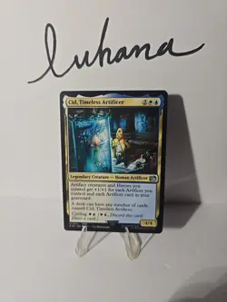 0411 Cid, Timeless Artificer Regular - Final Fantasy MTG (NM) Non-Foil - Image 1