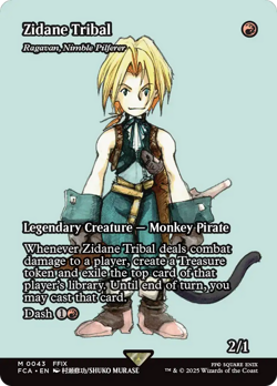 x1 Ragavan, Nimble Pilferer / Zidane Tribal FCA Final Fantasy MTG 43 1x - Image 1