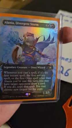Alania, Divergent Storm(Borderless)(Raised Foil)[BLB - 344]-NM [Foil] Gorgeous! - Image 2