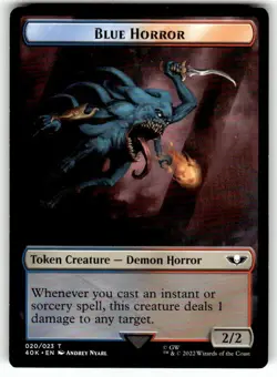 MTG - Spawn, Blue Horror Double-sided Token - Warhammer 40K - Image 2