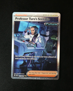 Pokemon Card TCG - Professor Turo's Scenario 257/182 - Paradox Rift - SIR - NM ⭐ - Image 1