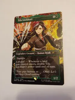 MTG Magic Non-Foil PTQ Promo Tifa Lockhart MagicCon Las Vegas NM - Image 1