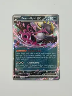 Fezandipity ex - 038/064 - Double Rare - Pokemon TCG Card Shrouded Fable - NM - Image 1