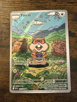 Patrat 152/086 Illustration Art Rare Pokemon Card SV: White Flare NM - Image 1