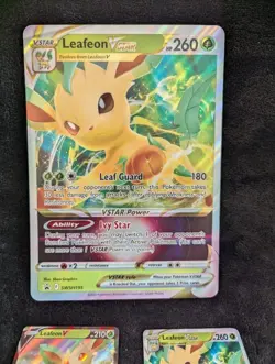 Sale! Pokemon TCG: Leafeon Oversized card and 2 Promo Standard Cards See Details - Image 3
