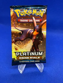 SEALED UNWEIGHED 2009 Pokemon Platinum Rising Rivals Booster Pack Houndoom Art - Image 1