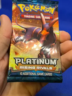 SEALED UNWEIGHED 2009 Pokemon Platinum Rising Rivals Booster Pack Houndoom Art - Image 4
