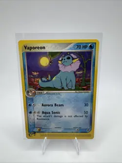 Vaporeon 25/100 EX Sandstorm Non-Holo Rare Pokemon Card TCG - Image 1