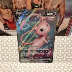 Pokemon TCG Mew V Full Art Ultra Rare Holo Fusion Strike 250/264 180 HP Card - Image 1