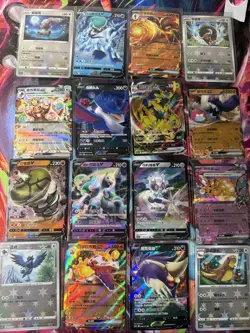 Pokemon 16 Card Lot nm V Max Mega SR Amazing Ex HOLO Rare Hits Only R33 - Image 1