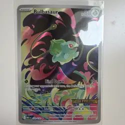 Pokemon Bulbasaur Mega Evolution STAMPED Illustration Rare Holo 133/132 English - Image 1