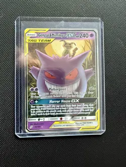 2019 POKEMON GENGAR & MIMIKYU GX TEAM UP TAG TEAM FULL ART ULTRA RARE 53/181 - Image 3