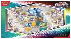 Pokemon TCG Prismatic Evolutions Lucario Ex + Tyranitar Ex Premium Collection - Image 1