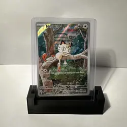 Pokemon TCG Meowth Phantasmal Flames 106/094 illustration Rare NM - Image 1