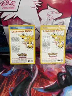 Zapdos and Articuno Sealed Promos Legendary Birds Pokemon Cards TCG WOTC - Image 1