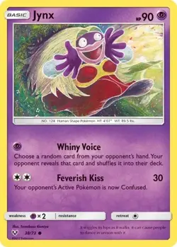 Jynx 38/73 Common Shining Legends Pokemon Card NM - Image 1