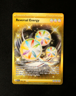 Pokemon Card TCG - Reversal Energy 266/182 Paradox Rift - Hyper Rare Gold - NM ⭐ - Image 1