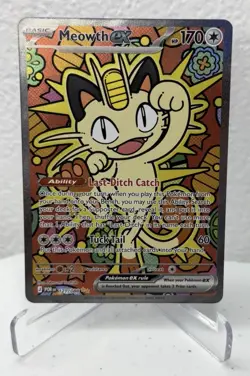2026 Pokemon Perfect Order Meowth Special Illustration Rare 121/088 SIR - Image 1