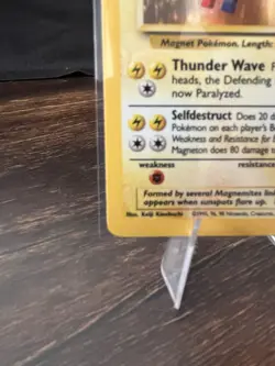 Pokemon Magneton Base Set Holo Rare Unlimited 9/102 1999 60 HP English - Image 5