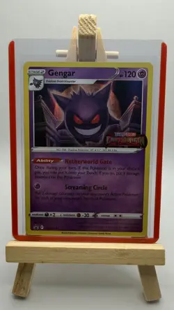 Gengar SWSH241 Lost Origin Stamped Prerelease Black Star Promo Pokemon Card - Image 1