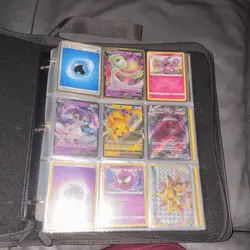 Pokemon TCG Binder Lot Pikachu Gengar Mew Gastly Granbull Mixed Holo Foil Cards - Image 1
