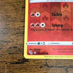 Pokemon TCG Numel (Peelable Ditto) - Pokemon GO 013/078 RARE 🔥🔥🔥🔥 - Image 3