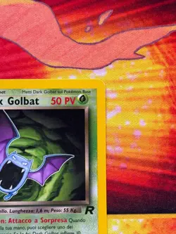 *ITALIAN* Dark Golbat 24/82 Unlimited Non-Holo Rare - Wotc Pokemon Team Rocket - Image 3