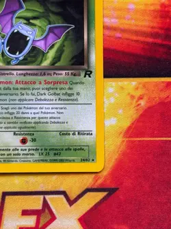 *ITALIAN* Dark Golbat 24/82 Unlimited Non-Holo Rare - Wotc Pokemon Team Rocket - Image 5