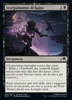 MTG Magic NEO Kamigawa Neon Dynasty - 1x ITA NM 103 C Inseguimento di Kaito - Image 1