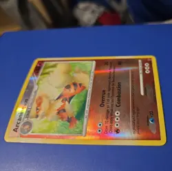 2009 Pokemon ARCANINE Card 50/147 Reverse Holo Platinum Supreme Victors -LP - Image 2