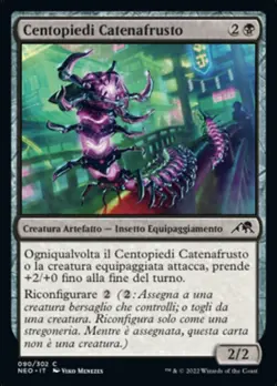 MTG Magic NEO Kamigawa Neon Dynasty - 1x ITA NM 090 C Centopiedi Catenafrusto - Image 1