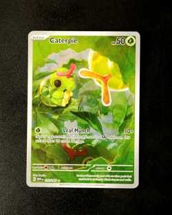 Pokemon Card TCG - Caterpie 172/165 - S&V 151 English - Illustration Rare - LP ⭐ - Image 1