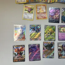 Pokemon Trading Card Game Mixed Card Lot with Vintage, Ultra Rare, Charizard Tin - Image 4