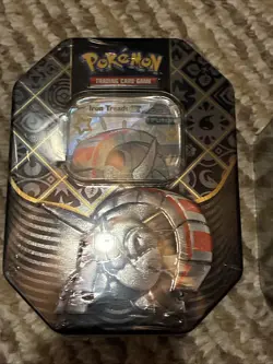 Pokemon Paldean Fates 2 Tins Iron Threads Ex & Great Tusk Ex - Image 2