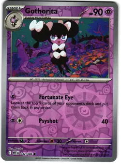 Gothorita Reverse Holo 42/86 Pokemon SV: White Flare - Image 1