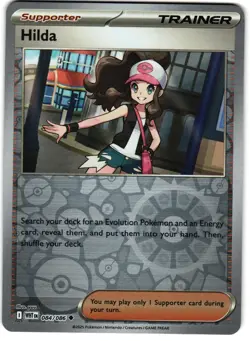 Hilda Reverse Holo 84/86 Pokemon SV: White Flare - Image 1