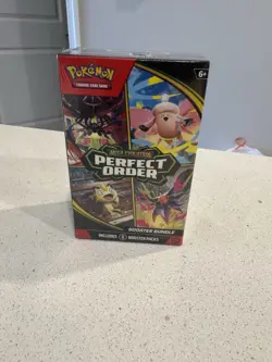 Pokemon TCG: Mega Evolution-Perfect Order Booster Bundle (6 Packs) New Sealed - Image 1