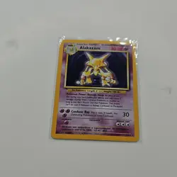 Pokemon Alakazam 001/102 Base Set Holo Rare English 80 HP Stage 2 Wizards 1999 - Image 3