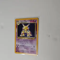 Pokemon Alakazam 001/102 Base Set Holo Rare English 80 HP Stage 2 Wizards 1999 - Image 4