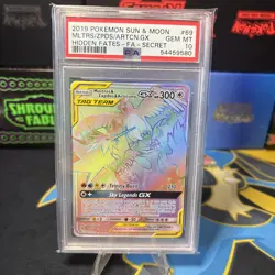 Moltres Zapdos Articuno GX 69/68 Pokemon Hidden Fates - PSA 10 Gem Mint - Image 1