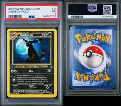 PSA 7 NM UMBREON-HOLO #13/75 2001 POKEMON NEO DISCOVERY 🌙 - Image 5