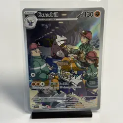 Pokemon Excadrill Illustration Rare 174/162 TEF Temporal Forces NM Card Mint - Image 1