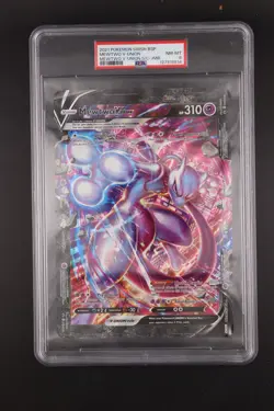 Pokemon Mewtwo V-Union SWSH161 Jumbo PSA 8 2021 - Image 1