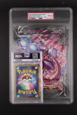Pokemon Mewtwo V-Union SWSH161 Jumbo PSA 8 2021 - Image 3