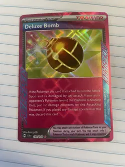 Pokemon TCG Deluxe Bomb 134/142 Stellar Crown Ace Spec Trainer Card - Image 1